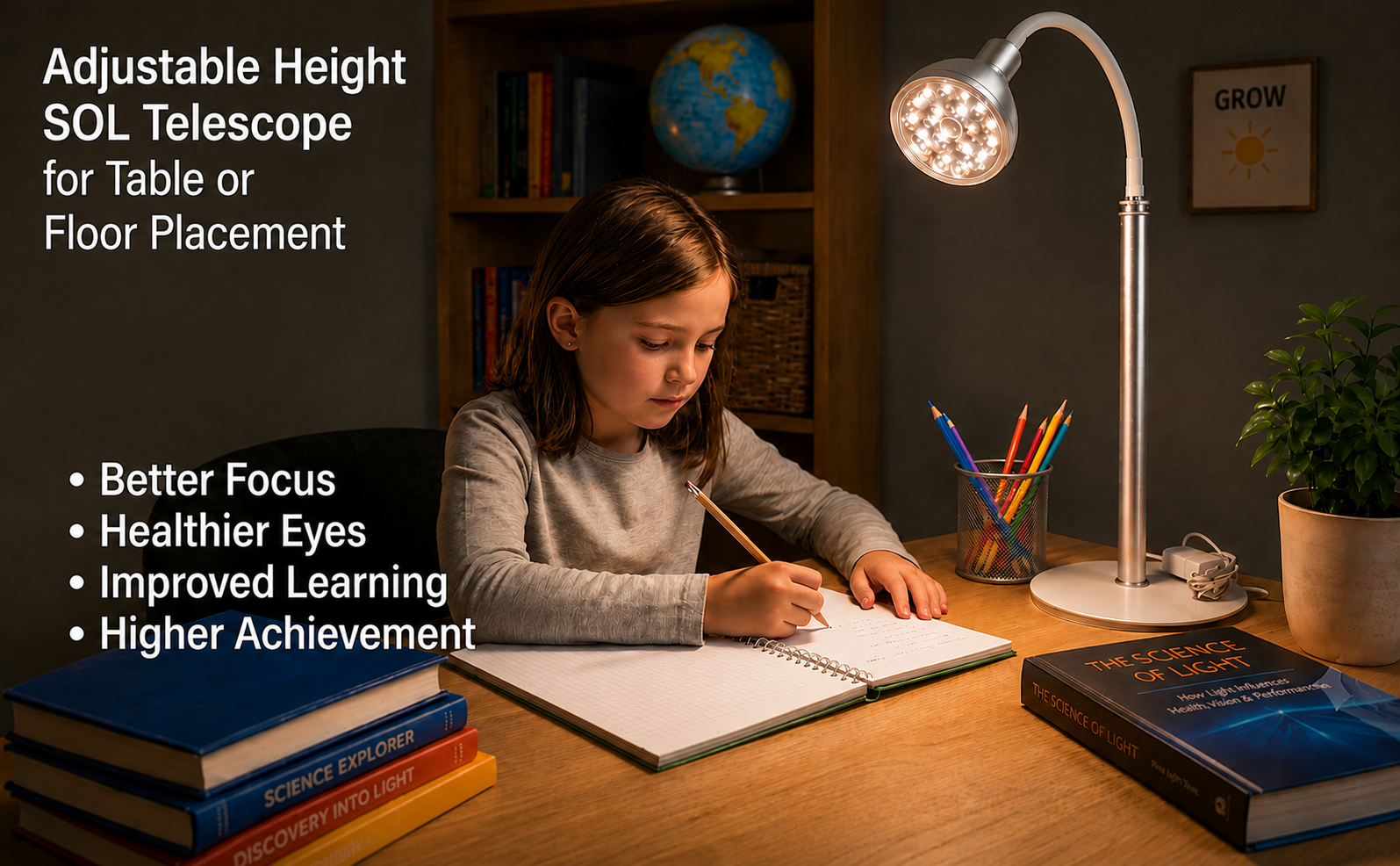SOL Telescope™ — Floorlight w/SOL bioBulb